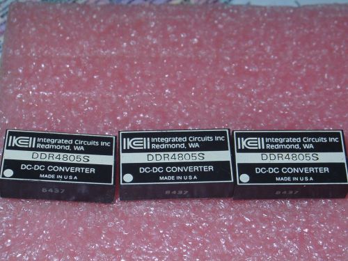 3 pcs Power Supply IDI DDR4805S DC to DC converter 48V in 5V out 0.5A  DIP 24