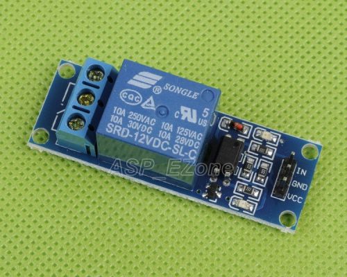 12v 1-channel relay module with optocoupler high level triger for arduino new for sale