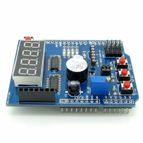 1pcs Multi-Function Shield Expansion Board with 4 LED indicator for Arduino