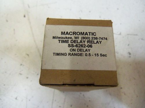 MACROMATIC SS-6262-06 *NEW IN BOX*