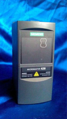 Siemens micromaster 420 6se6-420-2ud21-1aa1 drive 1.5hp 3amp 460vac 3phase for sale