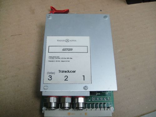 Toolex Alpha,Analog Sensor card 637009