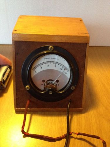 Vintage simpson milliamperes &amp; millivolts direct current meter gauge works for sale