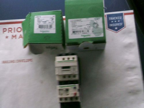 NIB Schnieder Electric LC1 D0967 contactor AND Tesys LRD12 overload relay
