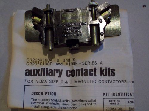 GE General Electric  CR205X100D Auxiliary Contact Kit NEW