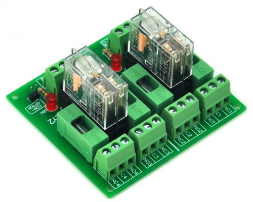 Fused 2 dpdt 5a power relay interface module, g2r-2 12v dc relay for sale