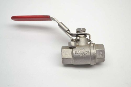 Mas cf8m 1/4 in npt 2000wog stainless threaded ball valve b402309 for sale