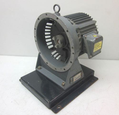 Yaskawa eelq-8zt 3-ph motor compatible w/ varian vacuum pumps 600ds 5875-hrs for sale
