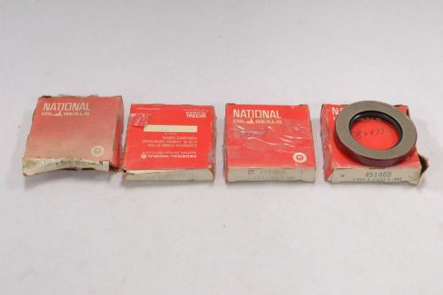 Lot 4 national 451469 federal mogul 1-5/8x2-5/8x3/8in shaft oil seal b301696 for sale