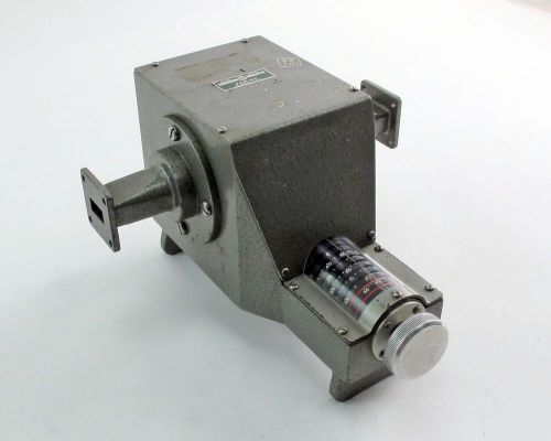 Microlab / FXR Y164A Waveguide Variable Attenuator, 0-50dB,  WR-62, 12.4-18 GHz