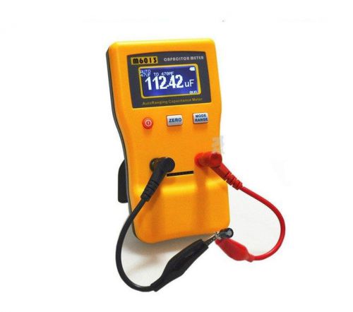 M6013 auto range digital capacitor capacitance led tester meter 0.01pf to 470mf for sale