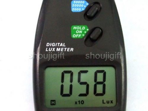 Big lcd digital lux meter measuring illuminances brightness - 3 light range for sale
