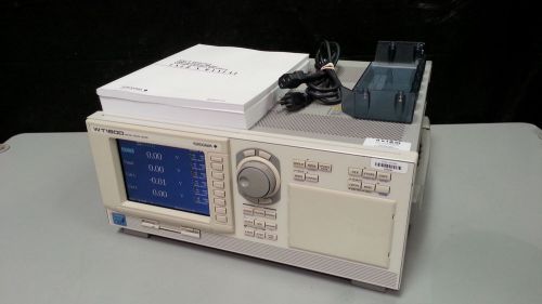 Yokogawa WT1600 Digital Power Meter with Options *sub 4 WT1800 WT3000