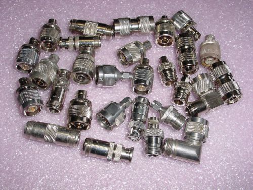 N Type Adapters many different types large lot 28 pieces in all Take a look