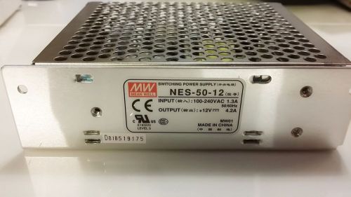 Mean Well MW NES-50-12 Switching Power Supply 12V 4.2A