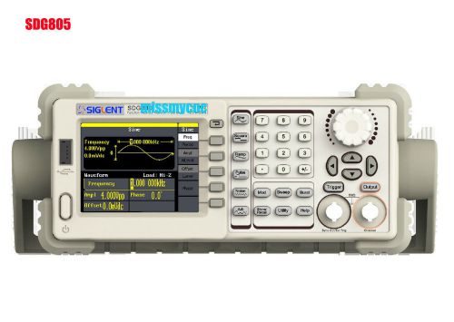 Dds function signal arbitrary waveform generator 5mhz usb 3.5&#034; tft lcd sdg805(a) for sale