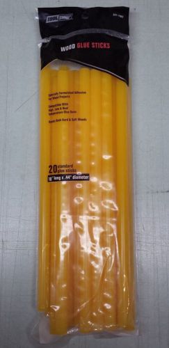 20pk Wood Glue Sticks 0.44&#034; x 10&#034; High Low &amp; Dual Temp Guns Hard &amp; Soft Woods