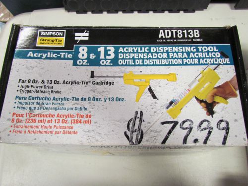 NEW - Simpson Strong Tie Acrylic Dispensing Tool 8oz. &amp; 13oz. ADT813B  18147
