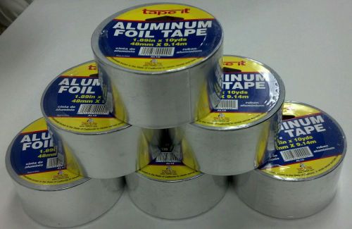 6 rolls aluminum foil tape 1.89 x10 yards each roll