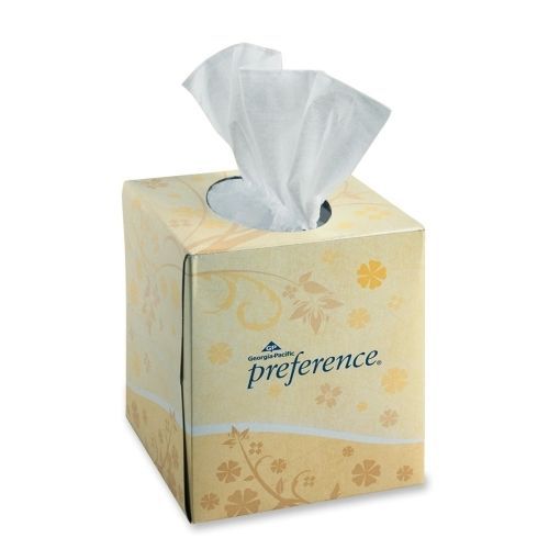 Georgia-pacific preference facial tissue -100 sheets/pack - 7.65&#034; x 8.85&#034; for sale