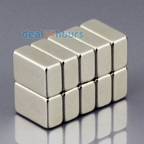 10pcs Small Block Cuboid Magnets 12mm x 8mm x 5mm Rare Earth Neodymium N50