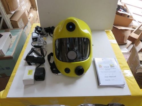New fire fighters helmets+breathing apparatus solotic solo thermal imaging nib for sale