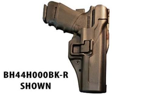 Blackhawk 44h000bk-l serpa duty belt holster lh glock 17 19 20 22 &amp; s&amp;w m&amp;p for sale