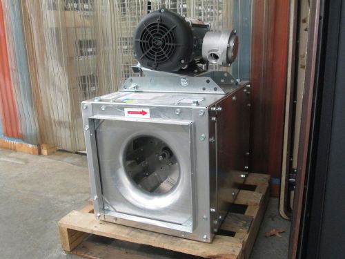 Duct Fan, Belt Drive Square Inline Centrifugal