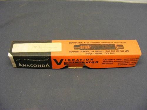 1 new anaconda vibration eliminator 1/8&#034; nom. for 1/4&#034; o.d. ve 1418fx for sale