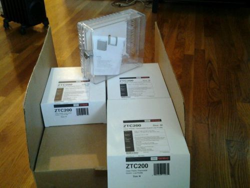 12 Lot of Clear plastic thermostat guard - size m - ztc200 taymac