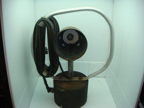 Vintage portable hand held spot light work light with base 120 volt ac for sale