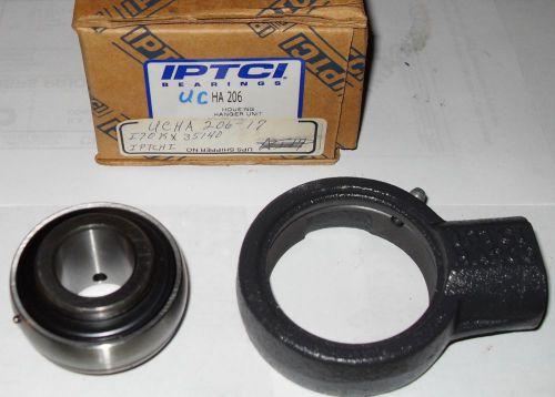 UCHA206-17 Hanger Mounted Bearing Take Up Roller Units 1-1/16 inch bore