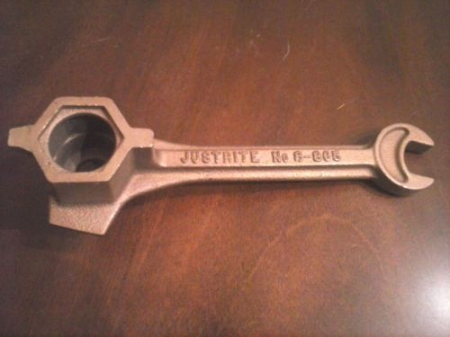 Justrite 8-805 Brass Alloy Drum Bung Wrench 08805