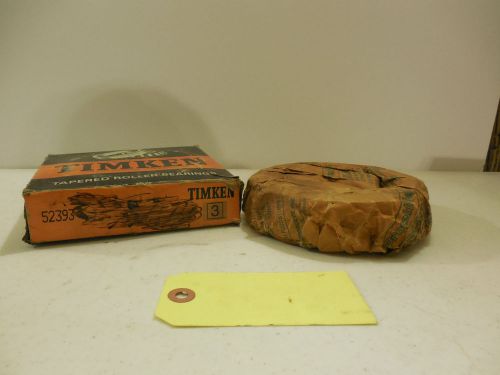 TIMKEN 52393 TAPERED ROLLER BEARING. NIB FROM OLD STOCK. GN1
