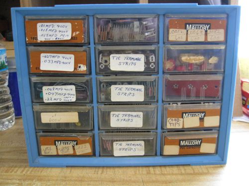 Parts Cabinet – Mixed Electronic Radio Parts