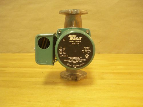 TACO 005-SF2 Hot Water Circulator Pump, 1/35 HP, 115V, 0.54 Amps, 1 Ph  (49B)