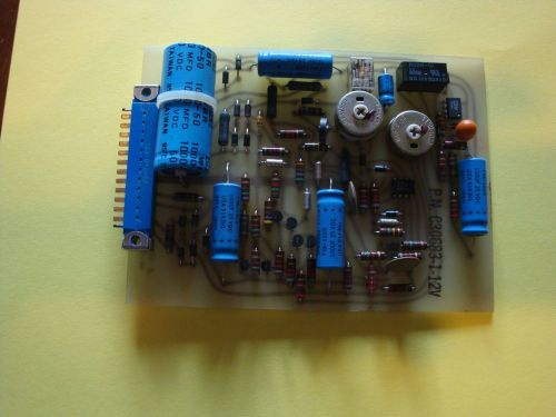 Metron fd2-j 12 volt negative  ground charger card pc board p.n. c30683-1-12v for sale