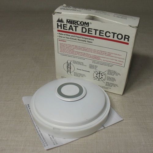 Mircom heat detector series 600 mir-602 fire alarm new in box for sale