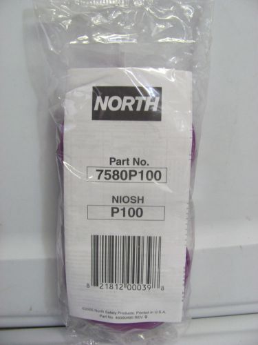 New north honeywell 7580p100 p100 particulate cartridge / filter 1 pair for 5400 for sale