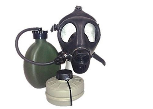 Israeli Youth Gas Mask with Nato Filter &amp; Hydration Canteen Without Cover