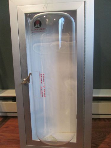 J.L. Industries Wall Recessed Fire Extinguisher Cabinet with Keys