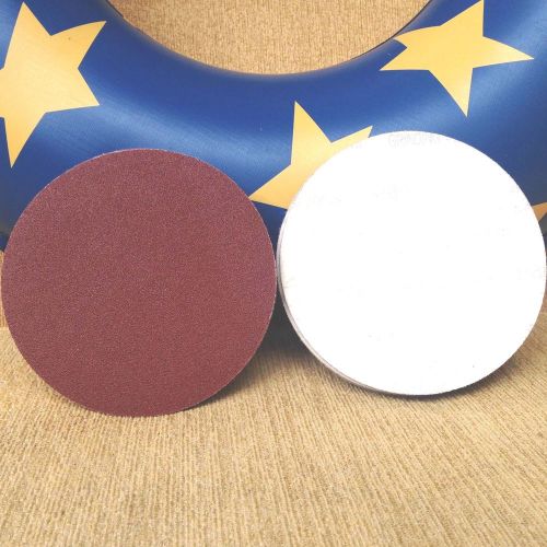 50 Set 6&#034; Adhesive Backed PSA Sanding Disc Peel and Stick Sand Paper 60 Grit