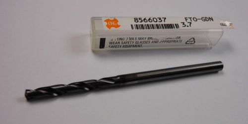 OSG Carbide Coolant Fed Drill 3.7mm FTO-GDN EXO 74mm OAL 8566037 &lt;1461A&gt;