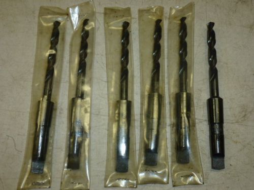 Nos! lot of (6) counterbore step drill bits, .376&#034; x .360&#034;, 2mt shank ** for sale