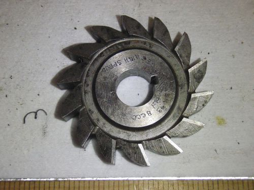 B.c.co  2&#034; x 3/8&#034; x 1/2&#034;  straight tooth rh side milling cutter for sale