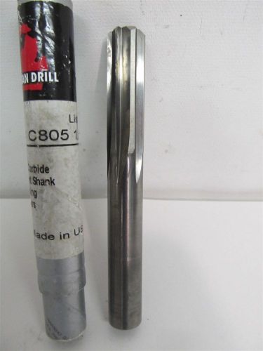 Michigan Drill C805-1/2, 1/2&#034;, Solid Carbide, Chucking Reamer