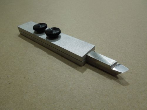Lathe cutter bit tool holder, manual grinding! 1/4 + 3/8 hss blanks for sale