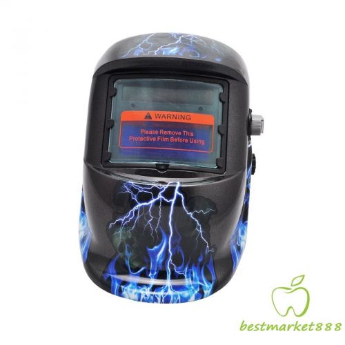 Darkening welding helmet arc tig mig grinding welder mask pro solar auto #280009 for sale