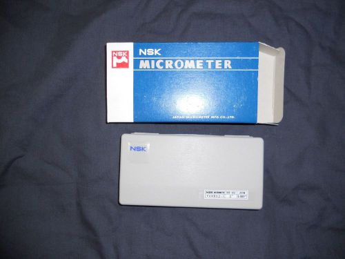 New! nsk(japan) ,outside micrometer ,carb.anvils,1&#034;-2&#034;,.0001&#034;res.,1pc. for sale