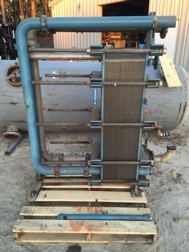 Stainless steel plate heat exchanger: 101 plates / 4ft tall for sale